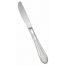 Winco 0031-08, Peacock Extra Heavyweight Dinner Knife, 18/8 Stainless Steel, Mirror Finish, 12/Pack