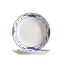 C.A.C. 103-16C,10-Inch Blue Lotus Porcelain Coupe Plate, DZ