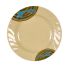 Thunder Group 1210J 10.5 Inch Asian Wei Melamine Curved Rim Plate, DZ