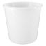 Berry Plastic T811166, 168 Oz White Plastic Containers, 120/CS. Lids Are Sold Separately
