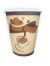 SafePro 12V, 12 Oz Coffee Beans Paper Cups, 1000/Cs