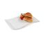 Fineline Settings 1406-CL, 6.5x10-inch Wavetrends Clear Polystyrene Rectangular Salad Plate, 120/CS