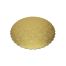 SafePro 14RGS 14-Inch Gold Round Scalloped Cardboard Pads, 0.08 Inches Thick, 100/CS