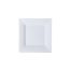 Fineline Settings 1604-WH, 4.5-inch Solid Squares White Cocktail Plate, 120/CS