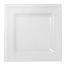 Fineline Settings 1606-CL, 6.5-inch Solid Squares Clear Dessert Plate, 120/CS