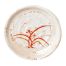 Thunder Group 1707 7.5 Inch Diameter Asian Gold Orchid Melamine Round Plate, DZ