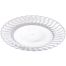 Fineline Settings 209-CL, 9-inch Flairware Polystyrene Clear Dinner Plate, 180/CS