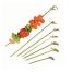 PacknWood 209BBBCL120, 4.7-Inch Knotted Bamboo Skewers, Green, 2000/CS