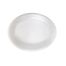PacknWood 210APUO24, 12.2x9.4x0.82-Inch White Oval Sugarcane Plate, 500/CS