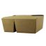 PacknWood 210B2C88K, 6.7x5.4x2.5-Inch 2-Compartment Kraft Cardboard Meal Box, 200/CS