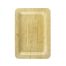 PacknWood 210BBOUA20, 8x5.5x0.45-Inch Rectangular Bamboo Leaf Double Layer Plate, 100/CS