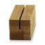 PacknWood 210BSIGN22, 2.2x0.78x0.78-Inch Bamboo Square Cardholder, 100/CS