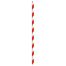 PacknWood 210CHP19R, 8.3-inch Red Striped Paper Straws Unwrapped, 3000/CS