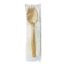PacknWood 210CVBK2, 6.5-Inch Wooden Spork Individually Wrapped with Napkin, 250/CS