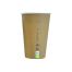 PacknWood 210GCBIO20, 20 Oz Compostable Single Wall Paper Cup, 500/CS