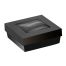 PacknWood 210KRAYBAK115, 12 Oz Bakeable Black Kray Box with PET Lid, 100/PK