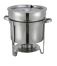 Winco 211, 11-Quart Chafer-Style Stainless Steel Soup Warmer, EA