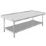 Omcan 22062, 30x72-inch Stainless Steel Equipment Stand with Galvanized Undershelf