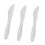 Fineline Settings 2504-WH, 7-inch Flairware Extra Heavy White Polystyrene Knives, 1000/CS
