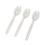 Fineline Settings 2522-CL, 8-inch Flairware Extra Heavy Clear Polystyrene Spoons, 1000/CS