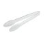 Fineline Settings 3312-CL, 12-Inch Platter Pleasers Clear Plastic Serving Tongs, 48/CS