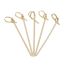 B654 3.5-Inch Knotted Bamboo Skewers, 100/PK