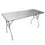 Omcan 41231, 24x72-inch Stainless Steel Folding Table