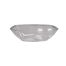 Fineline Settings 456.CL, 64 Oz Clear Platter Pleasers Oval Luau Bowl, 50/CS
