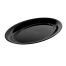 Fineline Settings 484.BK, 21x14-inch Platter Pleasers Black Oval Platter, 20/CS