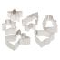 Ateco 4842, Christmas Cookie Cutters, Set of 6
