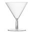 Fineline Settings 6401-CL, 2 Oz Tiny Temptations Clear Tiny Martini Glass, 2-Piece Set, 120/CS