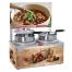 Nemco 6510A-2D7, 7 Qt Double Well Soup Warmer with Header, 1100W