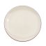 C.A.C. 666-21-W, 12-Inch White Non-Glare Glaze Stoneware Coupe Plate, DZ