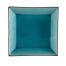 C.A.C. 666-5-BLU, 5-Inch Non-Glare Glaze Blue Square Plate, 3 DZ/CS
