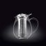 Wilmax WL-888802-A 29 Oz Clear Thermo Tea Pot, 18/CS