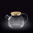 Wilmax WL-888810-A 32 Oz Clear Thermo Tea Pot, 18/CS