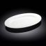 Wilmax WL-992025/A 12-Inch Stella Pro Oval White Porcelain Platter, 24/CS