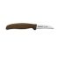 Ambrogio Sanelli S691.007N, 2-75-Inch Blade Vegetable Knife with Curved Edge, Brown
