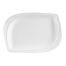 C.A.C. ASP-33, 8x5.75-Inch White Porcelain Aspen Tree Rectangular Platter, 2 DZ/CS
