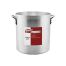 Winco AXHH-12, 12-Quart Aluminum Stock Pot with 6 mm,.25" Thick Reinforced Bottom, NSF