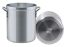 Winco AXSI-8, 8-Quart Induction Ready Aluminum Stock Pot with 4-mm Stainless Steel Bottom, NSF