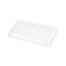 BTR32LD, Clear Dome Rectangular PET Lid for 24-32 Oz Bagasse Trays, 600/CS