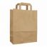 SafePro 1/8BBP 10.5x6x13-Inch 1/8 Brown Paper Carrier Bags with Flat Handle, 250/CS