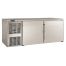 Perlick BBSLP60, Silver 2 Solid Door Refrigerated Back Bar Storage Cabinet, 120 Volts
