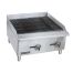 Admiral Craft BDECTC-24/NG, 24-inch Black Diamond Gas Countertop Radiant Charbroiler with Manual Controls, 80,000 BTU