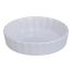 Yanco BK-607 18 Oz 7.5-Inch Porcelain White Quiche Dish, 24/CS