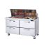 Blue Air BLMT60-D4-HC, 60-inch 4 Drawers Refrigerated Mega Top Sandwich Prep Table, 16.5 Cu. Ft.