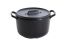 Yanco BP-4107 7-Inch Black Pearl Melamine Round Bowl with Handles and Lid, DZ