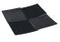 Yanco BP-5109 9-Inch Black Pearl Melamine Square Display Plate, 24/CS