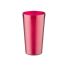 C.A.C. BVPT-16RD, 16 Oz Poly Pebble Textured Red Tumbler, DZ